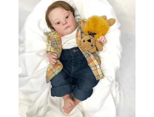 Bebe Reborn Realista Síndrome De Down Menino 