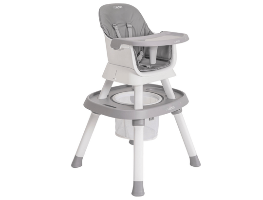 Cadeira de Alimentação Kiddo Vanilla 12 em 1 Cinza