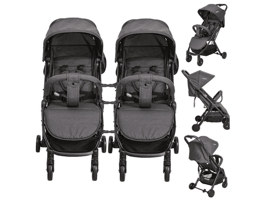 Carrinho para Gêmeos Kiddo Road Melange