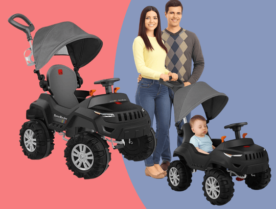 Carrinho de passeio reforçado (stroller para crianças maiores)