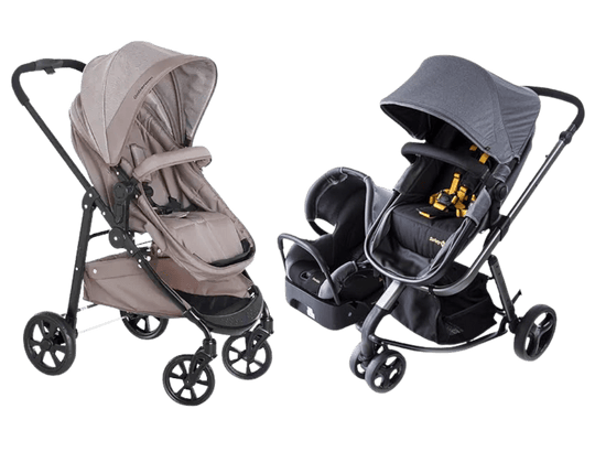 carrinho de bebe com rodas grandes Galzerano Olympus e mobi safety