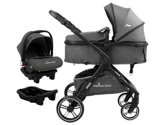 carrinho de bebê tipo berço com moises