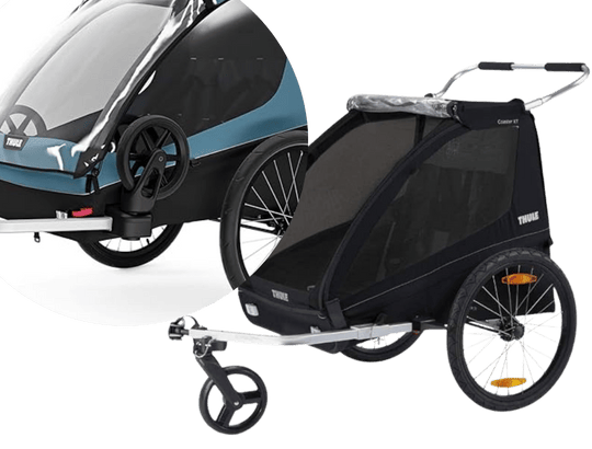 Carrinho de bebê tipo bicicleta – Thule Coaster XT Black