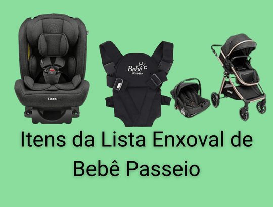 Itens da Lista chá de Bebê passeio